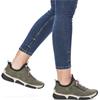 RIEKER WOMENS ZIP LACE COMFORT SHOE - GREEN MULTI