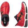 RIEKER WOMENS ZIP ANKLE BOOT - RED