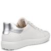 ECCO WOMENS SOFT LACE TRAINER - WHITE