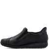 RIEKER WOMENS TEX ZIP COMFORT SHOE - BLACK
