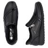 RIEKER WOMENS TEX ZIP COMFORT SHOE - BLACK