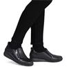 RIEKER WOMENS TEX ZIP COMFORT SHOE - BLACK