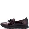 RIEKER WOMENS WIDE FIT SLIP ON SHOE - RED