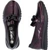 RIEKER WOMENS WIDE FIT SLIP ON SHOE - RED
