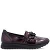 RIEKER WOMENS WIDE FIT SLIP ON SHOE - RED