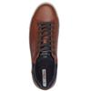 S OLIVER MENS LACE CASUAL SHOE - COGNAC