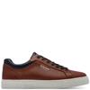S OLIVER MENS LACE CASUAL SHOE - COGNAC