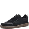 S OLIVER MENS LACE TRAINER - BLACK