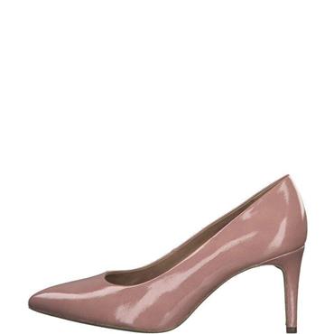 S OLIVER LDS COURT SHOE - OLD ROSE PATENT