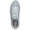 S OLIVER WOMENS ZIP LACE TRAINER - LIGHT BLUE