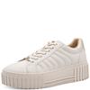 S OLIVER WOMENS LACE TRAINER - CREAM