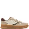 S OLIVER WOMENS LACE TRAINER - BEIGE MULTI