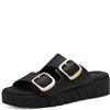 S OLIVER WOMENS WEDGE STRAP SANDAL - BLACK
