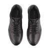 ECCO MENS CASUAL LACE SHOE - BLACK