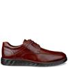 ECCO MENS LACE FORMAL SHOE - COGNAC