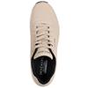 SKECHERS MENS UNO STAND ON AIR TRAINER - NATURAL BLACK