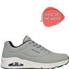 SKECHERS MENS UNO STAND ON AIR TRAINER - OLIVE BLACK