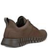 ECCO MENS GORETEX GRUUV LACE TRAINER - DARK CLAY