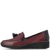 RIEKER WOMENS SLIP ON SHOE - RED