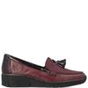RIEKER WOMENS SLIP ON SHOE - RED