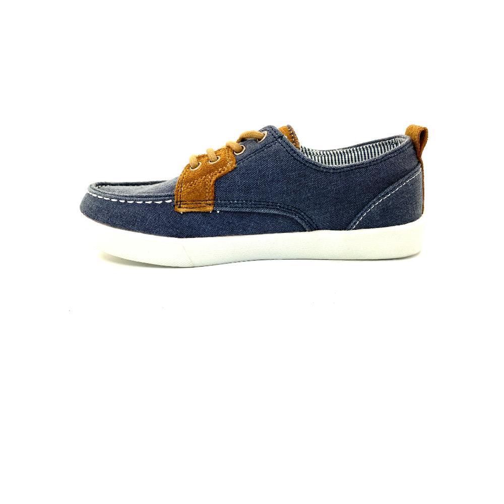 XTI BOYS LACE DECK SHOE NAVY TAN Paul Byron Shoes Ireland