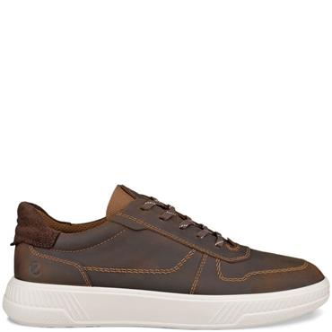 ECCO MENS MOVE LACE TRAINER - CAMEL