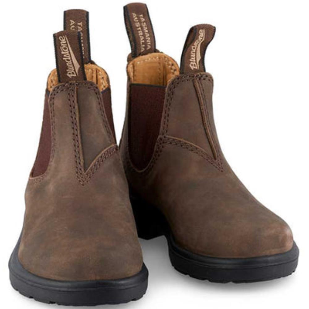 BLUNDSTONE KIDS CHELSEA ANKLE BOOT - RUSTIC BROWN | Paul Byron Shoes ...