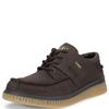 ECCO MENS WATERPROOF LACE CASUAL SHOE - MOCHA