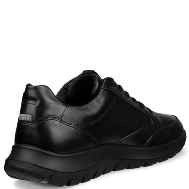 ECCO MENS LACE TRAINER - BLACK