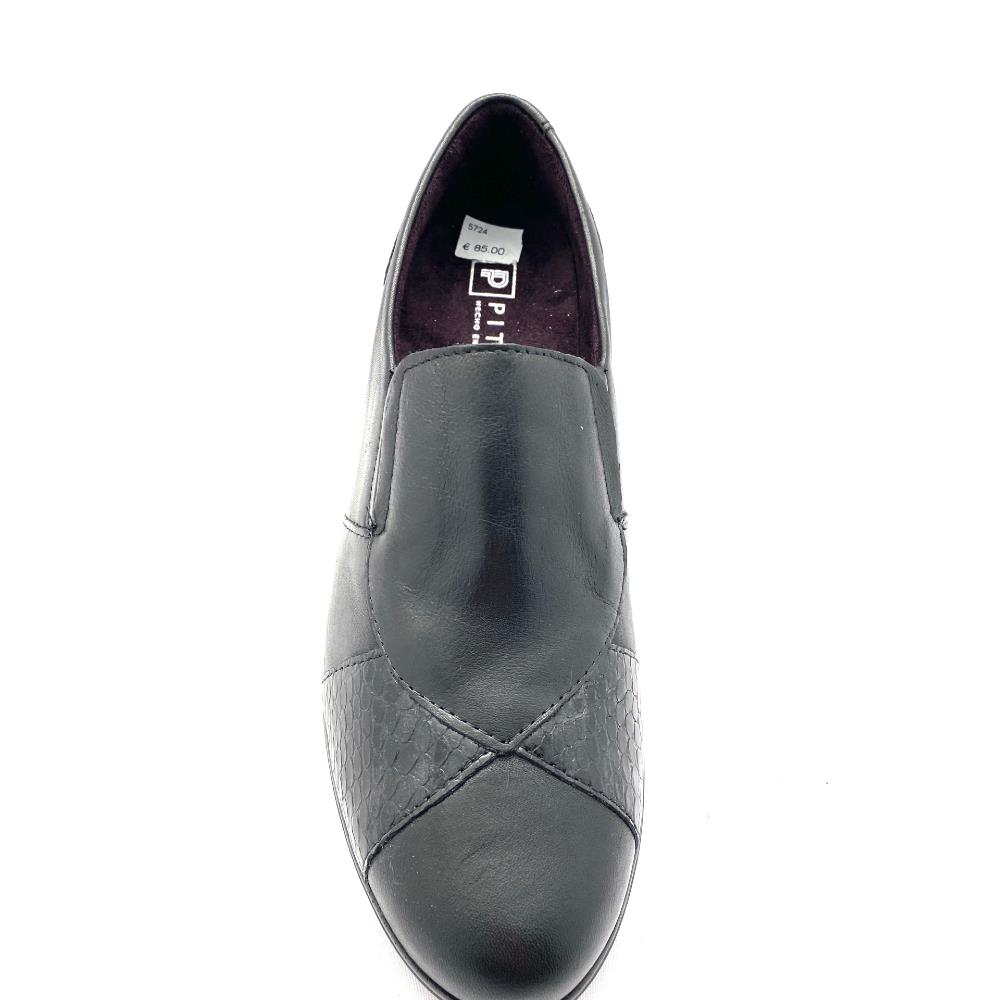 PITILLOS WOMENS WEDGE HIGH CUT SHOE BLACK Paul Byron Shoes Ireland