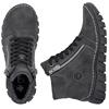 RIEKER WOMENS ZIP ANKLE BOOT - GREY