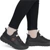 RIEKER WOMENS WEDGE SLIP ON TRAINER - BLACK