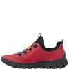 RIEKER WOMENS SLIP ON TRAINER - RED