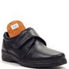 PINOSO MENS EXTRA WIDE FIT VELCRO SHOE - BLACK