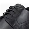 ECCO MENS PLAIN TOE DRESS LACE SHOE - BLACK