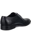 ECCO MENS PLAIN TOE DRESS LACE SHOE - BLACK