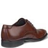 ECCO MENS PLAIN TOE DRESS LACE SHOE - MINK