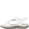 RIEKER WOMENS FLAT SHOE - WHITE