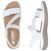 RIEKER WOMENS FLAT SHOE - WHITE