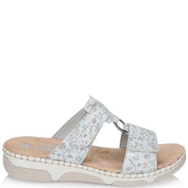 RIEKER WOMENS WEDGE SANDAL - MULTI