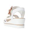 RIEKER WOMENS WEDGE BUCKLE STRAP SANDAL - MULTI