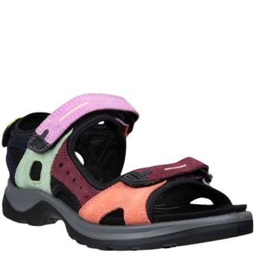ECCO WOMENS OFF ROAD SANDAL - MULTI