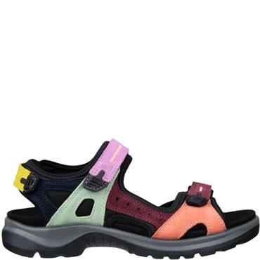 ECCO WOMENS OFF ROAD SANDAL - MULTI