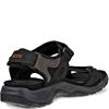 ECCO MENS OFFROAD VELCRO STRAP SANDAL - BLACK