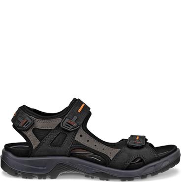 ECCO MENS OFFROAD VELCRO STRAP SANDAL - BLACK