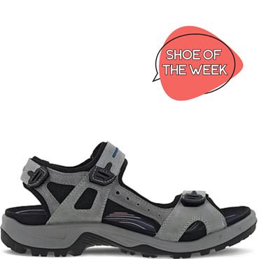 ECCO MENS OFFROAD VELCRO STRAP SANDAL - DOVE