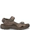 ECCO MENS OFFROAD VELCRO STRAP SANDAL - DARK CLAY