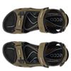 ECCO MENS OFFROAD VELCRO STRAP SANDAL - TARMAC