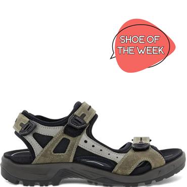 ECCO MENS OFFROAD VELCRO STRAP SANDAL - WILD DOVE