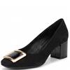 VALENTINO CONTE WOMENS LOW COURT HEEL - BLACK